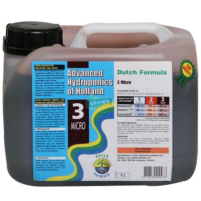 Advanced Hydroponics Of Holland Micro 5 Litre