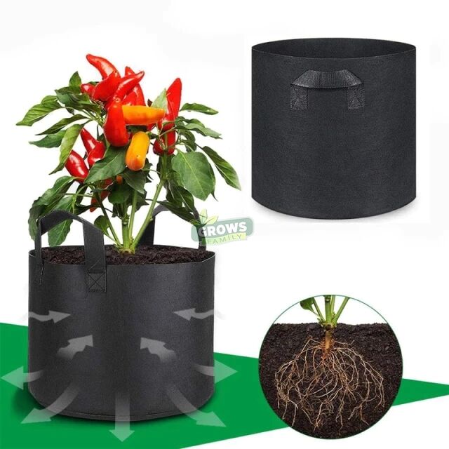 Kumaş Saksı 11 Litre