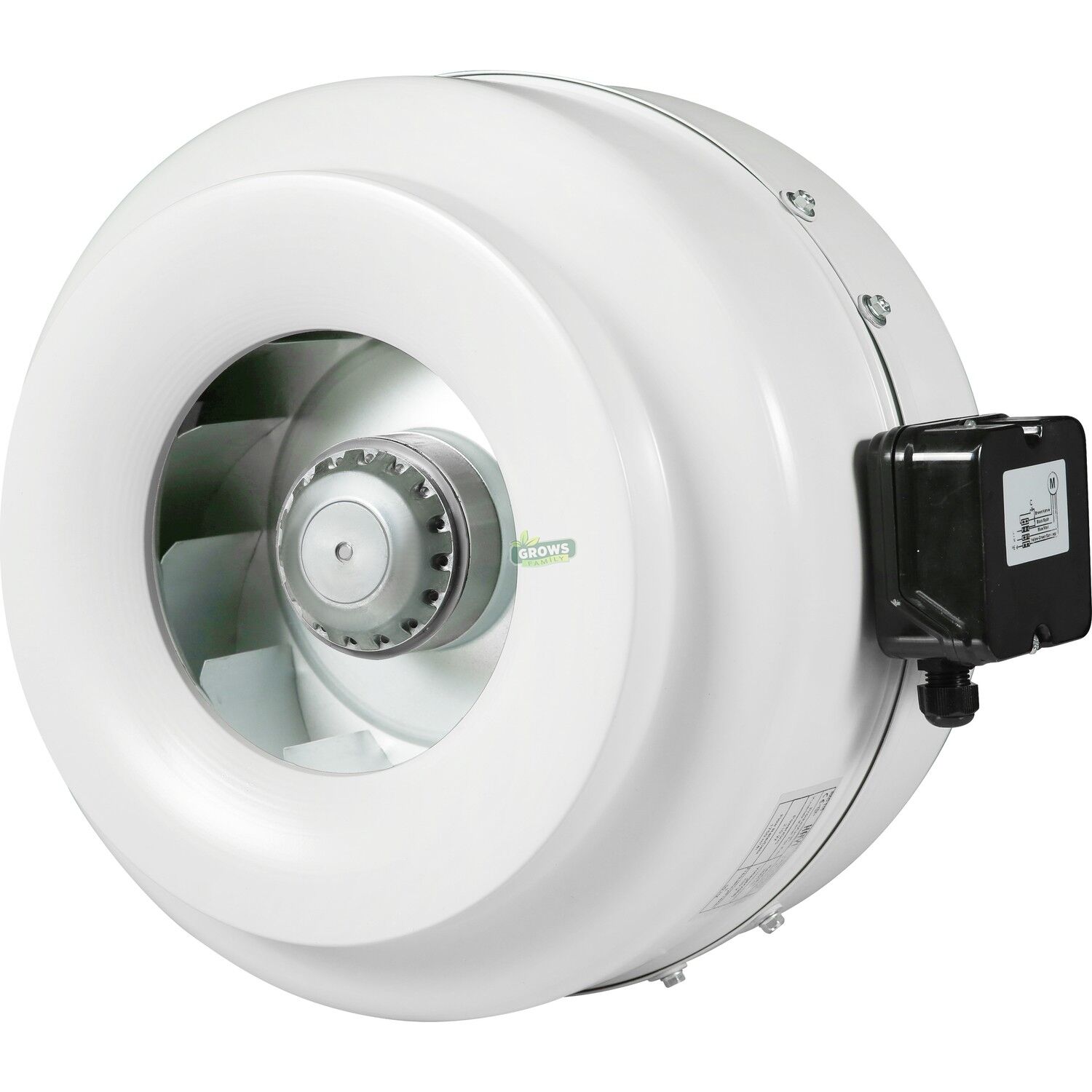 Yuvarlak Kanal Tipi Fan 200mm 1000 m3/s