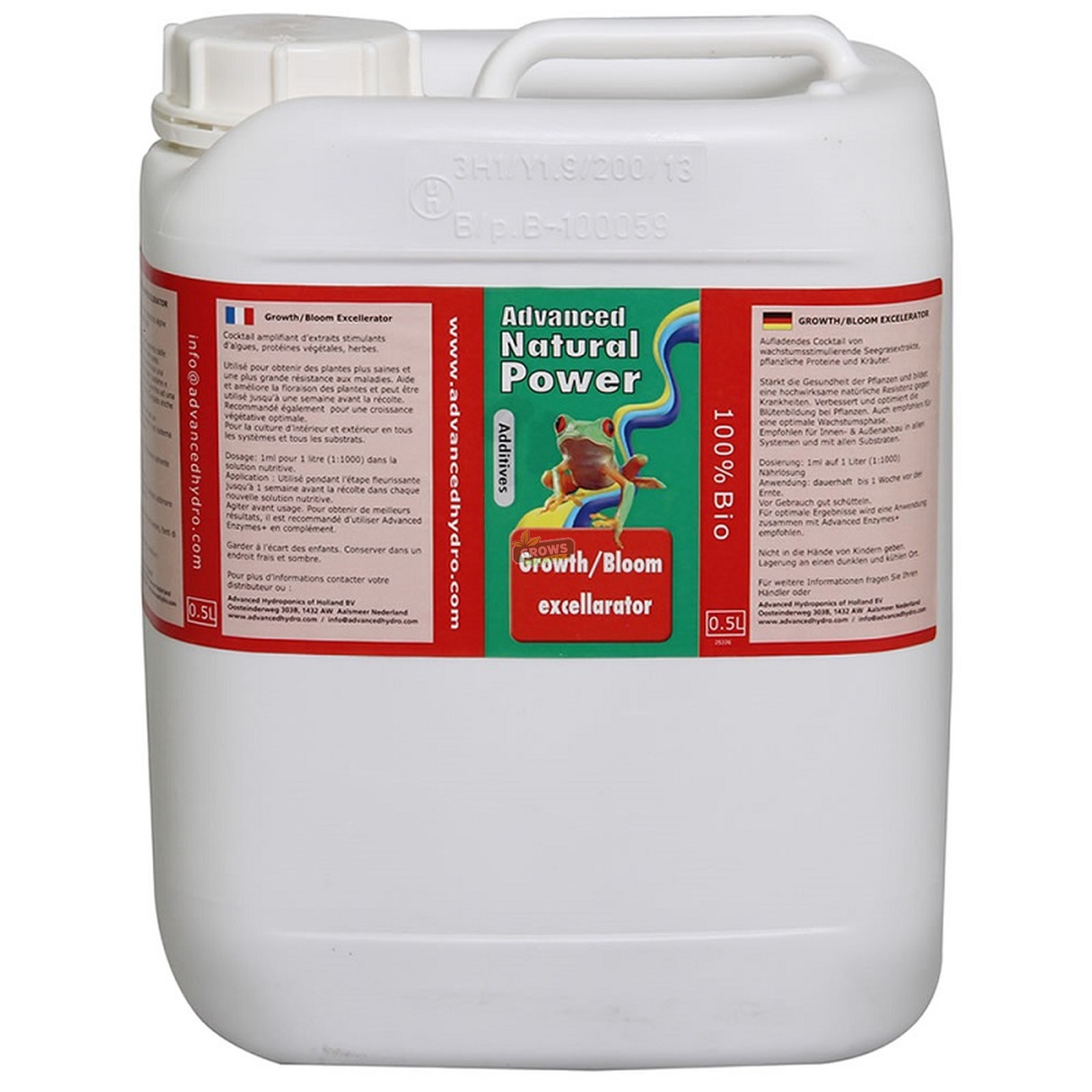 Advanced Hydroponics Of Holland Growth Bloom excellerator 5 Litre